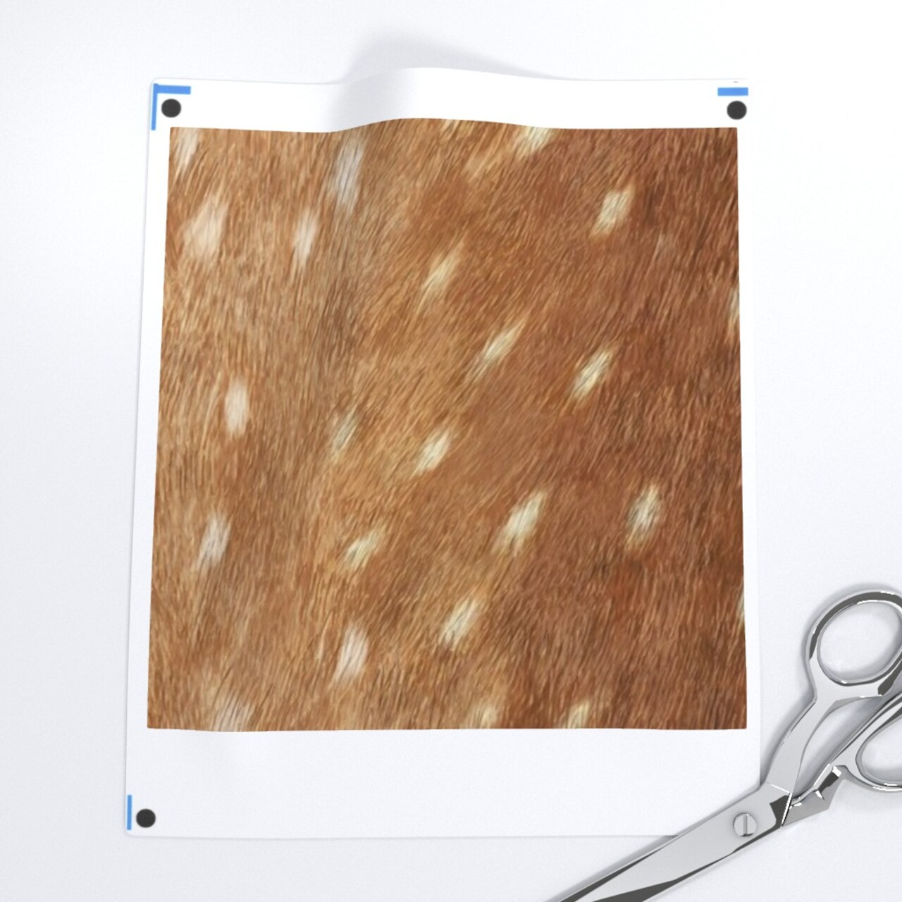 Faux Deer Hide Fawn Spots Woodland Animal Wildlife Custom Printed Fabric by Spoonflower Various Fabrics by the Yard or Fat Quarter